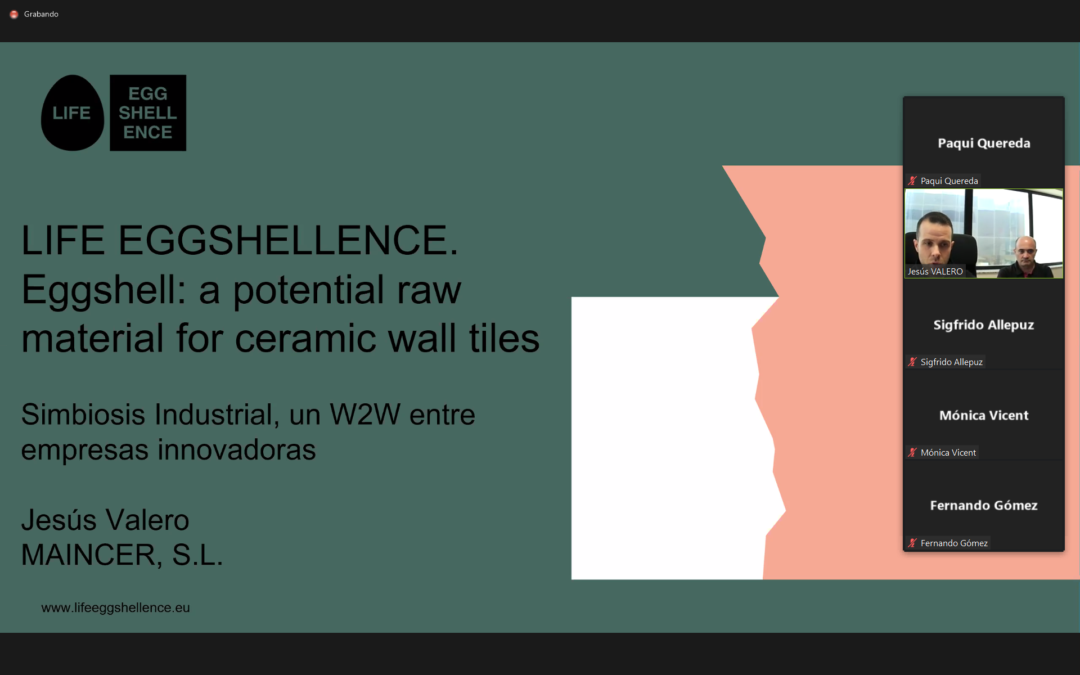 O projecto LIFE EGGSHELLENCE foi apresentado na 1ª sessão do Ciclo do Fórum Empreendedorismo com Talento sobre Economia Circular, intitulado: Simbiose Industrial, um W2W entre empresas inovadoras, realizado online em 22/10/2021.